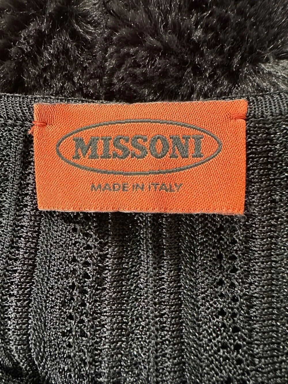 Missoni Black Sleeveless Ribbed Knit Midi Dress - Picture 4 of 4